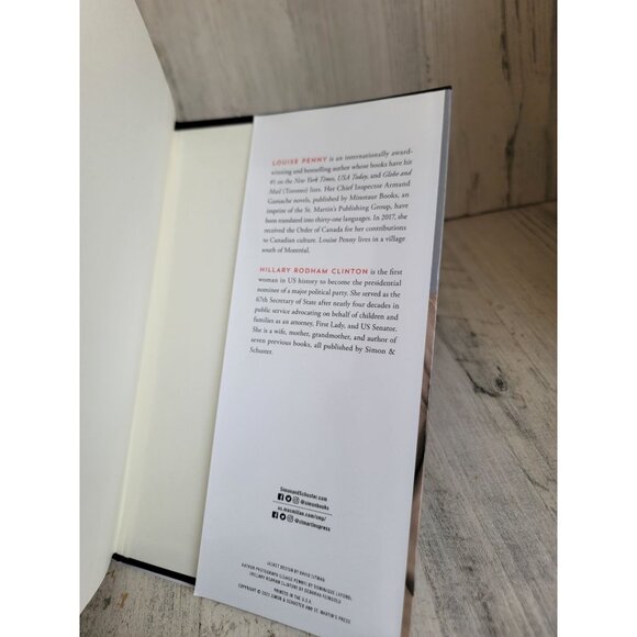 Hillary Rodham‎ Clinton state of Terror Louise Penny hardcover book - Picture 7 of 7